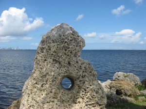 piedra con el agua