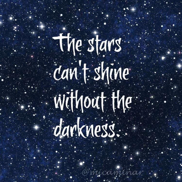 Glimmering Stars Need the Darkness To Shine – Changing Your Life: Peace ...